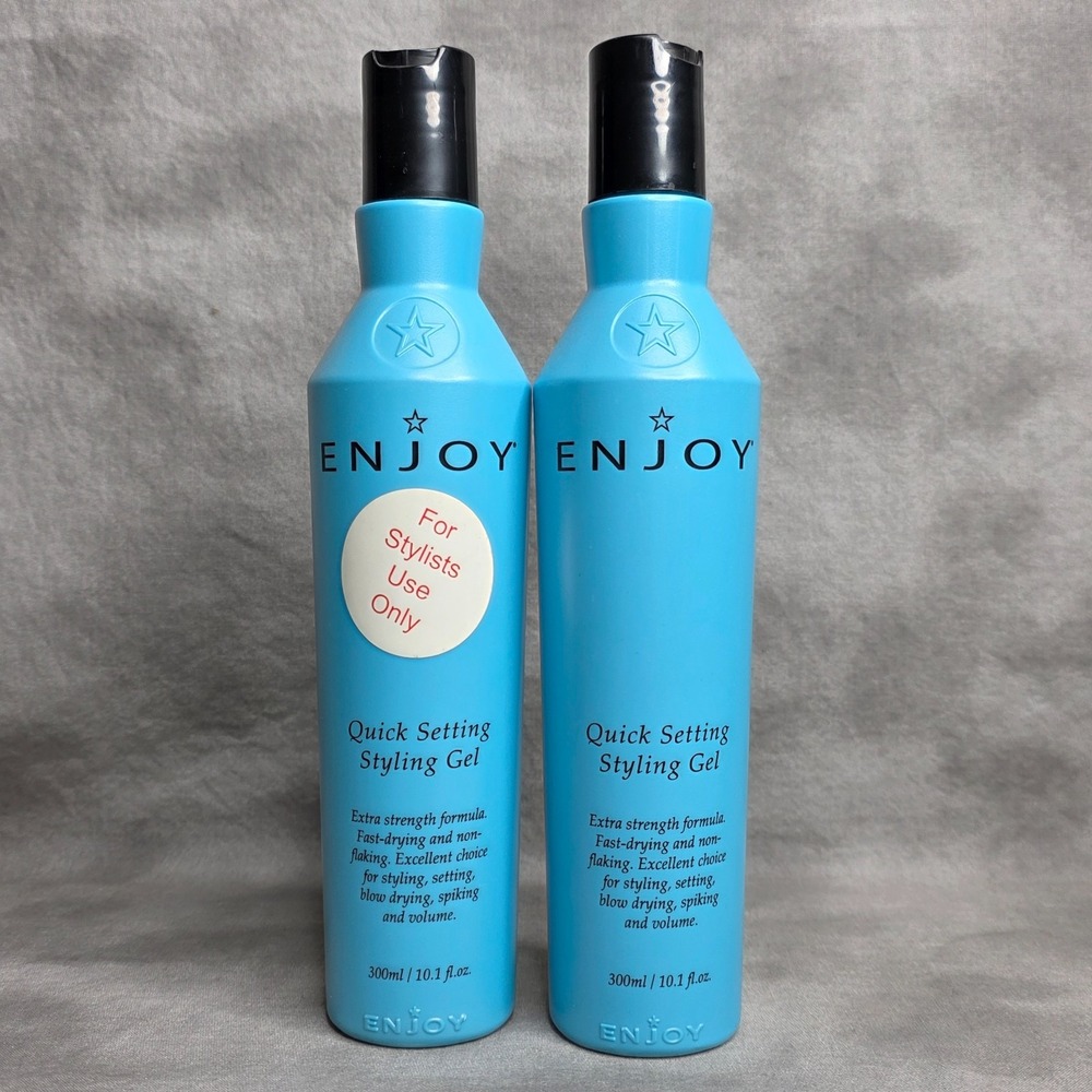 (X2) ENJOY Quick‎ Setting Styling Gel Extra Strength 10.1 fl oz